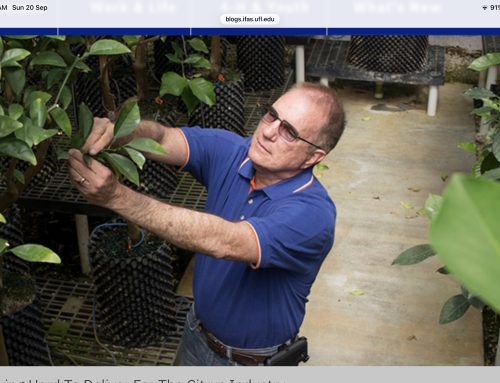 Dr Fred Gmitters passing a great loss